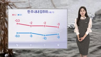 [날씨] 이번 주도 -10도 강추위…대기 건조 '산불 주의'