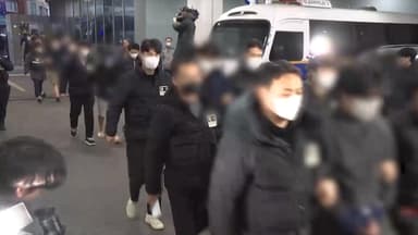 충남 '캄보디아 사기' 피의자 17명 전원 구속