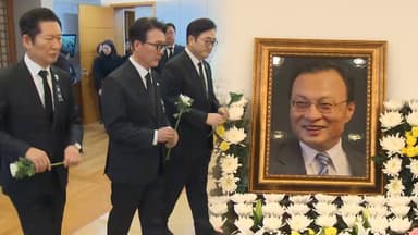 故 이해찬 추모 행렬…이 대통령 오늘 중 조문