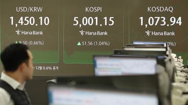 [속보] 코스피, 종가 기준 5,000선 첫 돌파