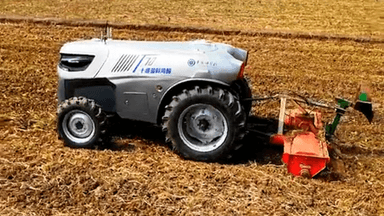 운전석 없는 완전 자율주행 '무인 전기 트랙터'…中 농촌서 실전 투입