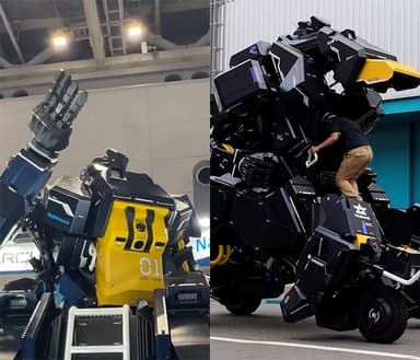 현실판 트랜스포머?···日 4.5m '탑승형 변신 로봇' 화제