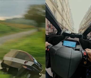 오토바이처럼 달리는 초소형 '출근용 전기차' 등장