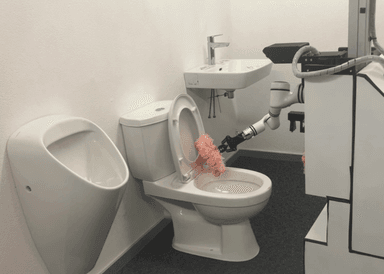 "사람이 청소하는 모습 학습"…화장실부터 사무실까지 알아서 청소하는 로봇