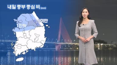 내일 중부 중심 비…수도권 미세먼지 ↑