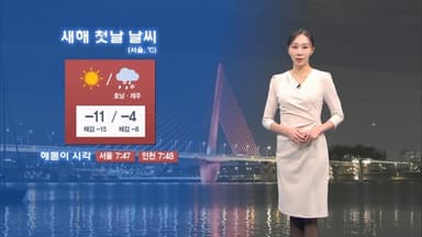 새해 첫날 아침 -10도 안팎…한낮에도 영하권