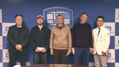 불의의 사고 당한 신한대 유학생 가족에 기부금 전달