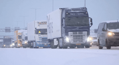 [월드 영상구성] 유럽 "눈길에 움직이지 못해요"