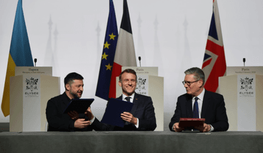 우크라 동맹국, 휴전 후 다국적군 우크라 배치