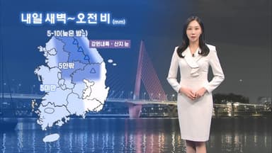 내일 오전까지 비·눈…추위 주춤, 미세먼지