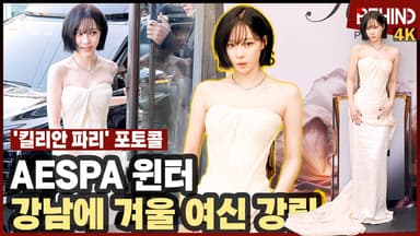 에스파 원터, '외모가 개연성' 압도적 미모 겨울 여신 강림