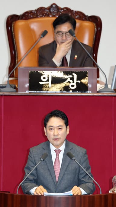 野대표 초유의 필버 참전… 장동혁 "똥에 물 풀어도 된장 안돼"