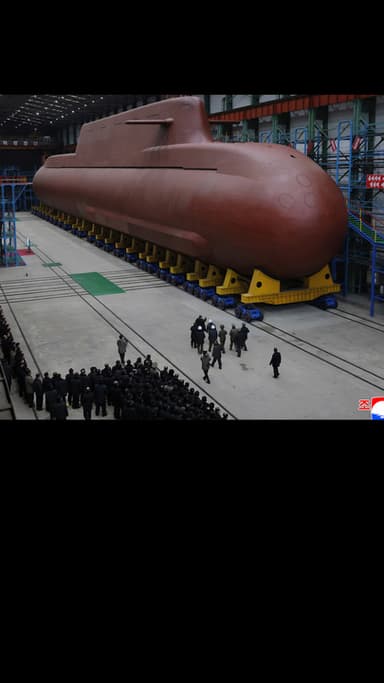 "200㎞ 상공 목표물 명중"…핵잠 건조 공개날 '북한판 사드' 공개