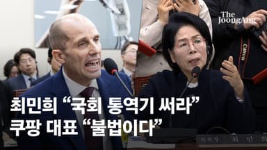 청문회 책상 치며 "그만합시다"…막 나간 쿠팡 로저스 대표