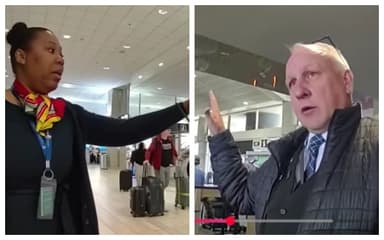 정류장에서 큰 소리로 통화하는 이에게 “조용하라”고 어깨 두드렸다가, 체포된 美 승무원