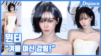 [현장영상] "겨울 여신 강림!"…윈터, 도화지 미모