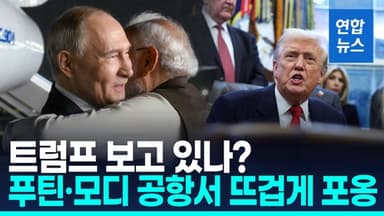 [영상] '우크라 평화계획' 거부한 푸틴 인도로…국방·에너지 '밀착'