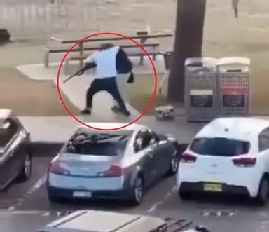 호주 무슬림 총격범, 시리아 출신 무슬림 '시민영웅'에 제압돼(종합)