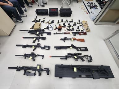 '송도 살인사건'에 사제총기 집중단속…19명 송치·341정 압수