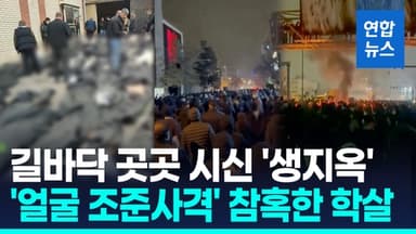 [영상] 시위대 피로 물든 이란 "거리에 시신 수백구…2천명 죽었을수도"