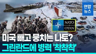 [영상] 나토군, 그린란드에 병력 파견…"베네수 봤지?" 덴마크 압박