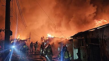 새벽 강남구 구룡마을서 불…양재대로 일부 통제(종합)