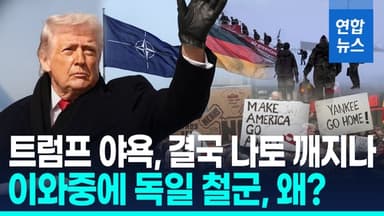 [영상] 그린란드 둘러싸고 트럼프-나토 '강대강'…독일은 돌연 철군 왜?
