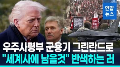 [영상] 그린란드에 군용기 보낸 우주사령부…미·유럽 갈등에 러 반색