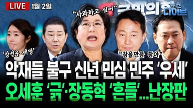 [뉴스 다이브] 악재 속 신년 민심 민주 우세
