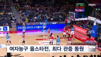 부산 달군 여자농구 올스타전…변소정, 올스타전 최고의 별 선정