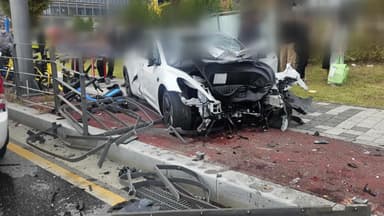 대전에서 9중 추돌로 1명 사망..."과속 운전 추정"