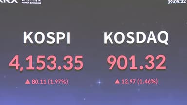 '셧다운 해제 기대감' 코스피 4,100 회복...SK하이닉스 또 신고가