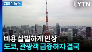 100% 넘게 올린다...도쿄, 관광객 급증에 결국 [지금이뉴스]