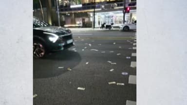 "꿈이야 생시야" 을지로에 쏟아진 '돈다발'...주워가면 '처벌' 가능 [앵커리포트]