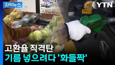 [자막뉴스] 고환율 직격탄...먹거리·기름값 줄줄이 '고공행진'