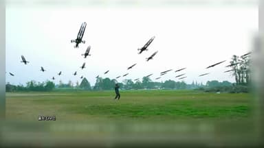 만 개의 검이 손짓에 따라 '휙'  [앵커리포트]