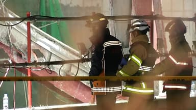 광주 도서관 공사장 붕괴 이틀째 수색...2명 사망·2명 실종