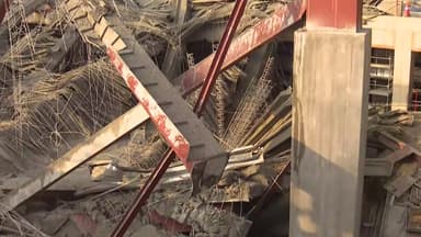 [뉴스UP] "콘크리트 붓다 순식간에 무너져"...독특한 공법 탓?