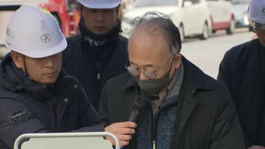 [현장영상+] 광주 도서관 시공사 대표 "고인과 유가족들께 깊은 사과"