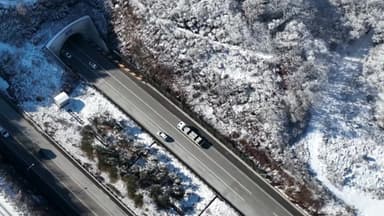도로 살얼음 분석하니..."터널 출구 가장 취약, 12시간 전 징후"
