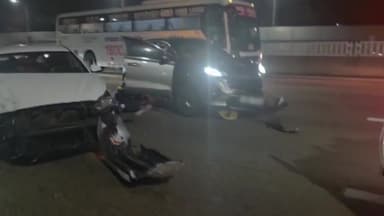 인천공항고속도로 차량 4대 사고...2명 심정지 이송