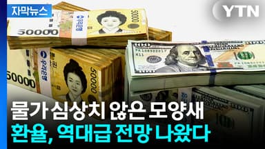 [자막뉴스] 연평균 환율 역대 최고 전망...물가 심상치 않은 모양새
