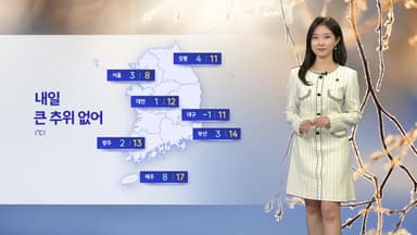 [날씨] 내일 큰 추위 없어...서울·경기 남부 대기 질 '나쁨'