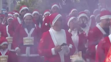 [나우쇼츠] "루돌프 대신 달린다"...멕시코 이색 달리기