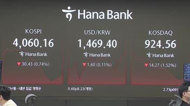 코스피 4000선 붕괴...AI 회의론에 2% 급락