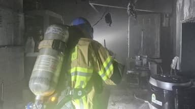 구리 식당 화재로 1명 대피..."환기구에 착화"