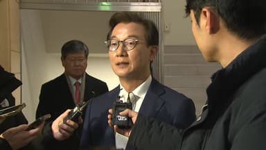 [현장영상+] '통일교 의혹' 전재수, 조사 종료...조금 전 경찰청