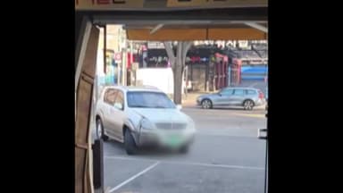 용인 설렁탕집에 80대 운전자가 몰던 차량 돌진