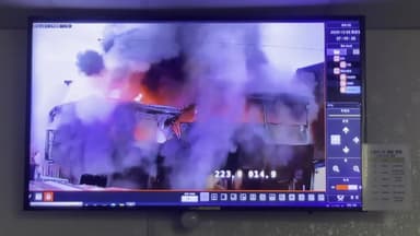 전남 영암 중식당에서 불...5명 연기흡입