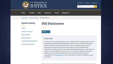 미 법무부, '엡스타인 문건' 공개 시작...트럼프 거의 없고 클린턴에 초점